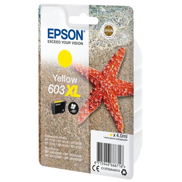 EPSON CARTUCCIA INK GIALLO, STELLA MARINA, 603 XL [C13T03A44010]