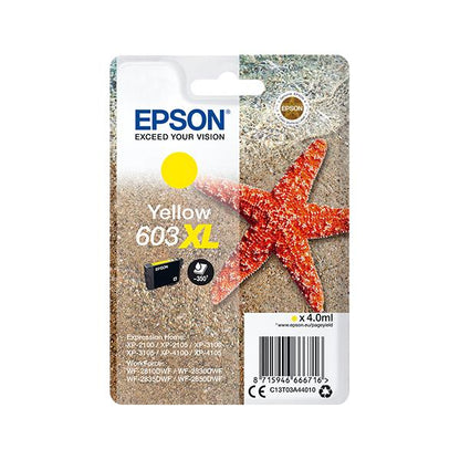 EPSON CARTUCCIA INK GIALLO, STELLA MARINA, 603 XL [C13T03A44010]