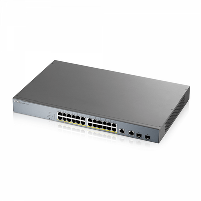 Zyxel GS1350-26HP-EU0101F switch di rete Gestito L2 Gigabit Ethernet (10/100/1000) Supporto Power over Ethernet (PoE) Grigio [GS1350-26HP-EU0101F]