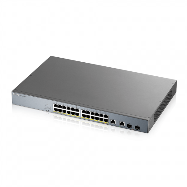Zyxel Network switch Managed L2 Gigabit Ethernet (10/100/1000) Grey Power over Ethernet (PoE) [GS1350-26HP-EU0101F]