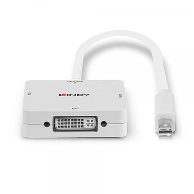 LINDY ADATTATORE MINI-DP A HDMI 4K30/DVI/VGA [41035]