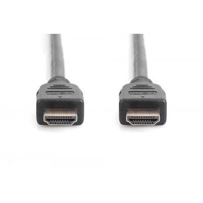 Digitus HDMI Ultra High Speed connection cablee - type A M/M - 1m - w/Ethernet - UHD 8K 60Hz - Gold - Black [AK-330124-010-S]