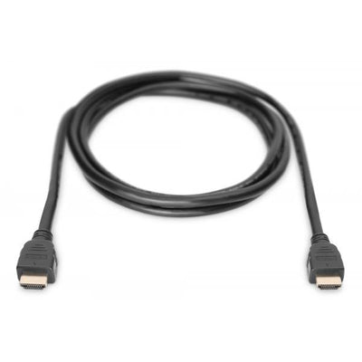 Digitus HDMI Ultra High Speed connection cablee - type A M/M - 1m - w/Ethernet - UHD 8K 60Hz - Gold - Black [AK-330124-010-S]