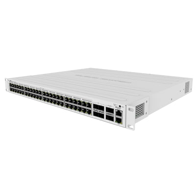 Mikrotik CRS354-48P-4S+2Q+RM switch di rete Gestito L3 Gigabit Ethernet (10/100/1000) Supporto Power over Ethernet (PoE) 1U [CRS354-48P-4S+2Q+RM]