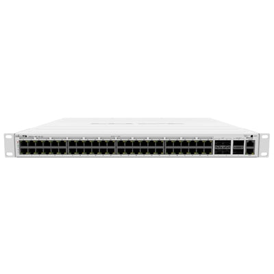 Mikrotik CRS354-48P-4S+2Q+RM switch di rete Gestito L3 Gigabit Ethernet (10/100/1000) Supporto Power over Ethernet (PoE) 1U [CRS354-48P-4S+2Q+RM]