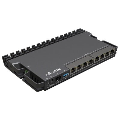 Mikrotik RB5009UPR+S+IN router cablato 2.5 Gigabit Ethernet, Gigabit Ethernet Nero [RB5009UPR+S+IN]