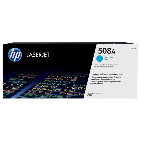 HP TONER CIANO 508A 5000 PAGINE PER M552/M553/M577 [CF361A]