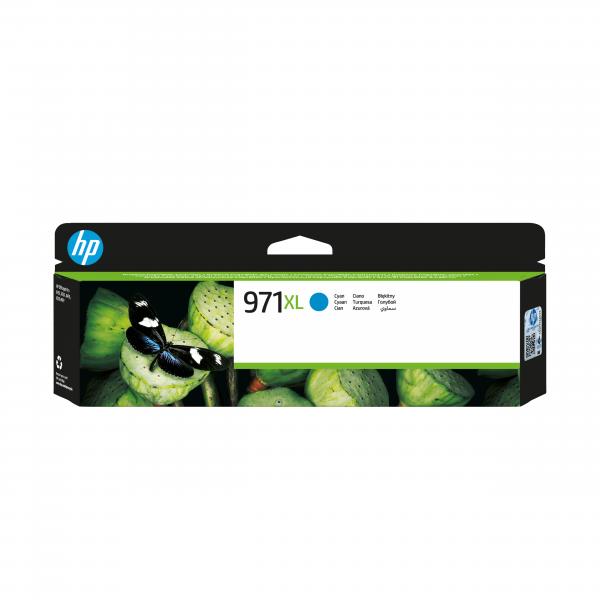 HP CART INK CIANO PER OFFICEJET PRO X451 X476 X551 X576, 971XL [CN626AE]