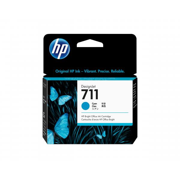 HP CART INK CIANO PER PLOTTER T120 - T520 N. 711 [CZ130A]
