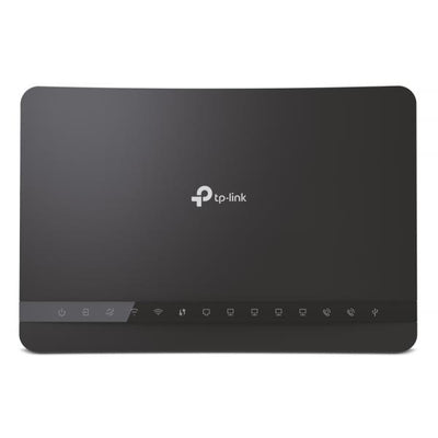 TP-Link - Archer VR1210v - AC1200 Dual-Band Wi-Fi Super VDSL(VDSL2 Profile 35b) Modem Router, 867Mbps at 5GHz + 300Mbps at 2.4GHz, 5 Gigabit Ports, 1 VDSL2 Port,1 SFP cage, 2 FXS Ports, 2 USB 3.0 Port [ArcherVR1210v]