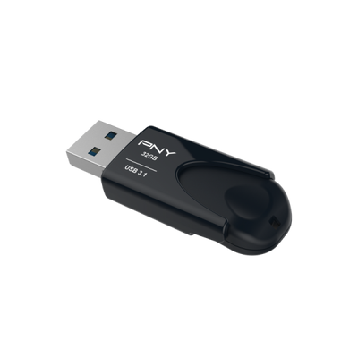 PNY Attache 4 unità flash USB 32 GB USB tipo A 3.2 Gen 1 (3.1 Gen 1) Nero [FD32GATT431KK-EF]
