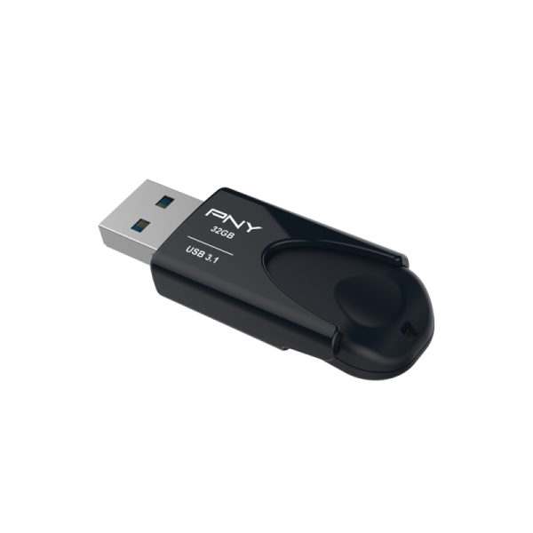 PNY Attache 4 unità flash USB 32 GB USB tipo A 3.2 Gen 1 (3.1 Gen 1) Nero [FD32GATT431KK-EF]