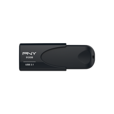 PNY Attache 4 unità flash USB 512 GB USB tipo A 3.2 Gen 1 (3.1 Gen 1) Nero [FD512ATT431KK-EF]