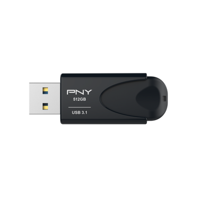 PNY Attache 4 unità flash USB 512 GB USB tipo A 3.2 Gen 1 (3.1 Gen 1) Nero [FD512ATT431KK-EF]