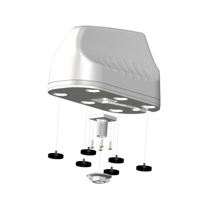 POYNTING - High Performance Robust Multifunctional 5-in-1 MIMO Antenna: 2x LTE/5G 410-3800 (max. Gain: 5.8 dBi) + 2x 2.4 & 5.GHz Wi-Fi + 1 * GPS/Glonass -2M Fire Retardant High Quality Cable - SMA-M [A-MIMO-0003-V2-15]