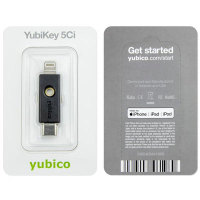 Yubico YubiKey 5Ci - Black - USB-C - Lightning [5060408461969]