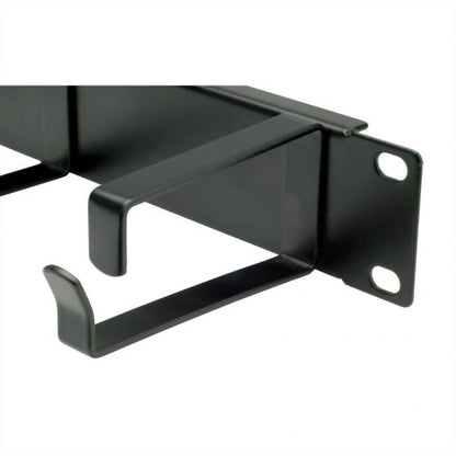 VALUE 19" 1UH GESTIONE CAVI, G - TYPE, 5 GANCI, NERO [26.99.0310]