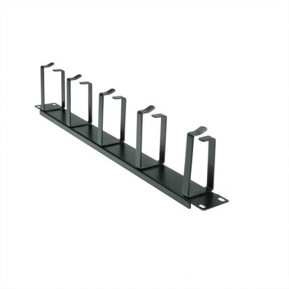 VALUE 19" 1UH GESTIONE CAVI, G - TYPE, 5 GANCI, NERO [26.99.0310]