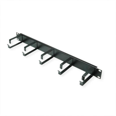 VALUE 19" 1UH GESTIONE CAVI, G - TYPE, 5 GANCI, NERO [26.99.0310]