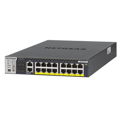 NETGEAR M4300-16X Gestito L3 10G Ethernet (100/1000/10000) Supporto Power over Ethernet (PoE) 1U Nero [XSM4316PB-100NES] - ITPartners