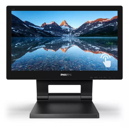 PHILIPS MONITOR TOUCH 15,6 1366x768, IP54, 1O PUNTI TOCCO, VGA/DVI/DP/HDMI, MULTIMEDIALE [162B9T]
