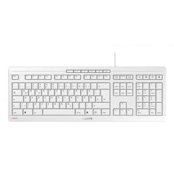 Cherry STREAM JK-8500 - Keyboard - Corded - QWERTZ - Grey [JK-8500DE-0]