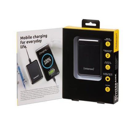 INTENSO POWER BANK 10000MAH USB A+TYPE C 5V-3.1A MICRO USB+TYPE C 5V - 3.1A BLACK [7313530]