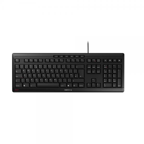 Cherry STREAM - Keyboard - Corded - QWERTY UK - Black [JK-8500GB-2]