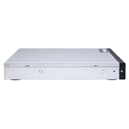 QNAP EDGE Guardian 1600P, 16 1GbE PoE ports with 2 RJ45 and SFP+ combo port. 370W PoE power budget, Intel CeleronJ4115, 2 X 2.5" SSD/HDD, 2 x PCIe Gen 2x2 slots, 1 X USB3.0, 2 X USB 2.0, 1 X HDMI - [QGD-1600P-8G]