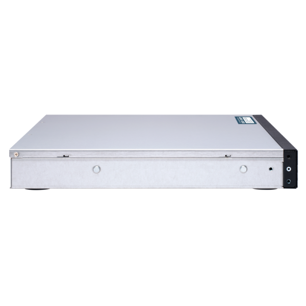QNAP EDGE Guardian 1600P, 16 1GbE PoE ports with 2 RJ45 and SFP+ combo port. 370W PoE power budget, Intel CeleronJ4115, 2 X 2.5" SSD/HDD, 2 x PCIe Gen 2x2 slots, 1 X USB3.0, 2 X USB 2.0, 1 X HDMI - [QGD-1600P-8G]