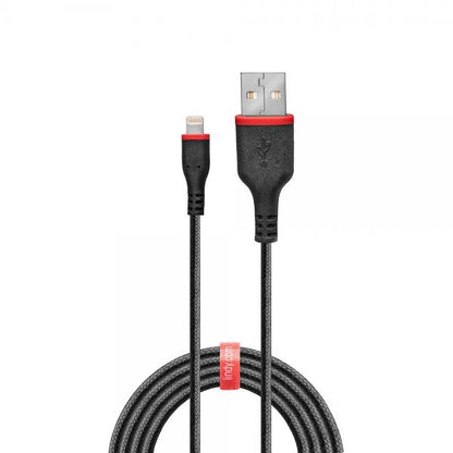LINDY CAVO DI RICARICA RINFORZATO USB A a LIGHTNING, 1m [31291]