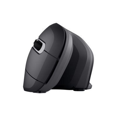 TRUST MOUSE ERGONOMICO VERTICALE WIRELESS - 1600DPI - VERRO - NERO [23507]