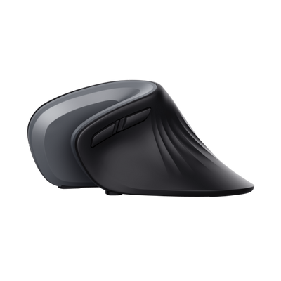 TRUST MOUSE ERGONOMICO VERTICALE WIRELESS - 1600DPI - VERRO - NERO [23507]