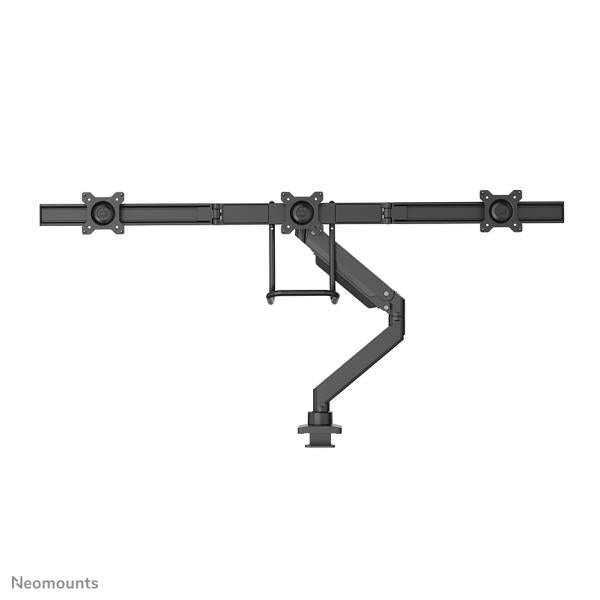 Neomounts Triple Crossbar Monitor Arm - 17-27inch - 1-6 kg/screen - Gas spring - 180 Degrees -Stop Mechanism - Topfix - Black [NM-D775DX3BLACK]