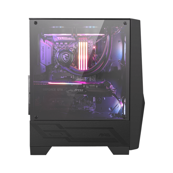 MSI MAG FORGE 100R computer case Midi Tower Nero, Trasparente [306-7G03R43-HH9]