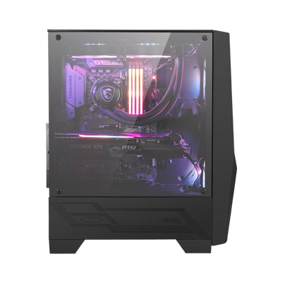 MSI MAG FORGE 100R computer case Midi Tower Nero, Trasparente [306-7G03R43-HH9]