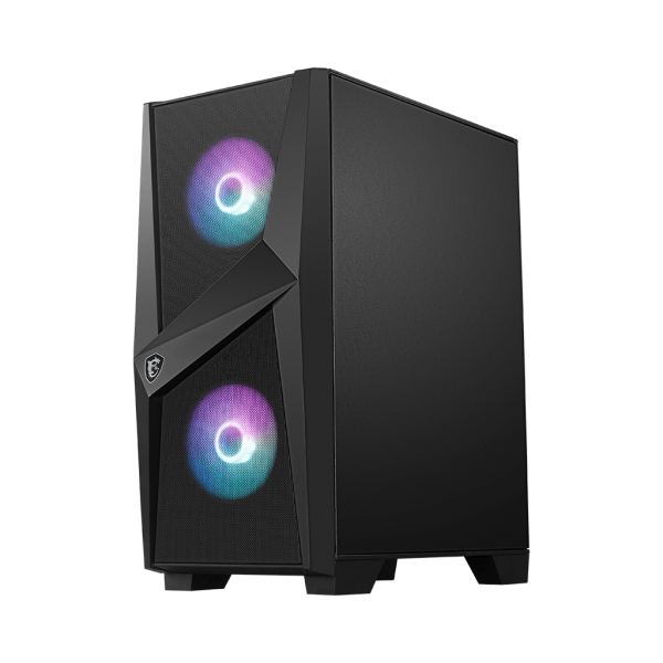 MSI MAG FORGE 100R computer case Midi Tower Nero, Trasparente [306-7G03R43-HH9]