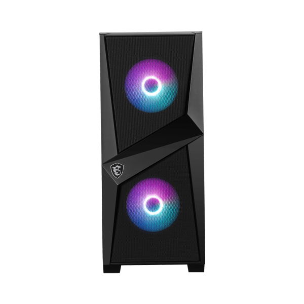 MSI MAG FORGE 100R computer case Midi Tower Nero, Trasparente [306-7G03R43-HH9]