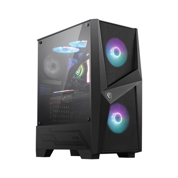 MSI MAG FORGE 100R computer case Midi Tower Nero, Trasparente [306-7G03R43-HH9]