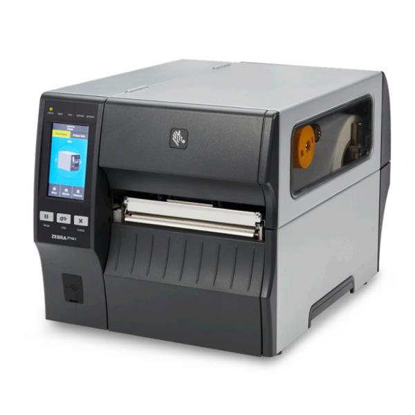 Zebra ZT421 - Thermal Transfer Industrial Label Printer - USB/Ethernet/Serial/Bluetooth - Black/Grey - 203 Dpi [ZT42162-T0E0000Z]