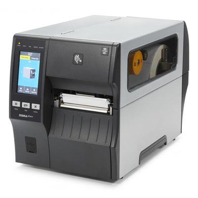 Zebra ZT411 - Thermal Transfer Industrial Label Printer - USB/Ethernet/Serial/Bluetooth - Black - 300 Dpi - Cutter [ZT41143-T2E0000Z]