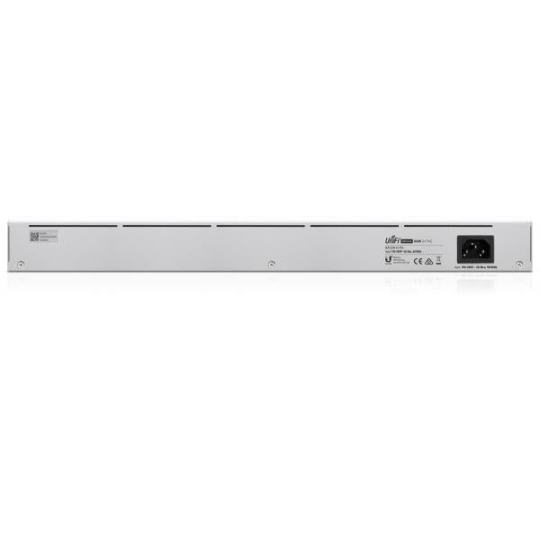 Ubiquiti - USW-24-POE-EU - UniFi 24 Port Layer 2 switch with 16x GbE PoE+, 8x GbE ports, 2x SFP ports, 95W total PoE availability [USW-24-POE-EU]