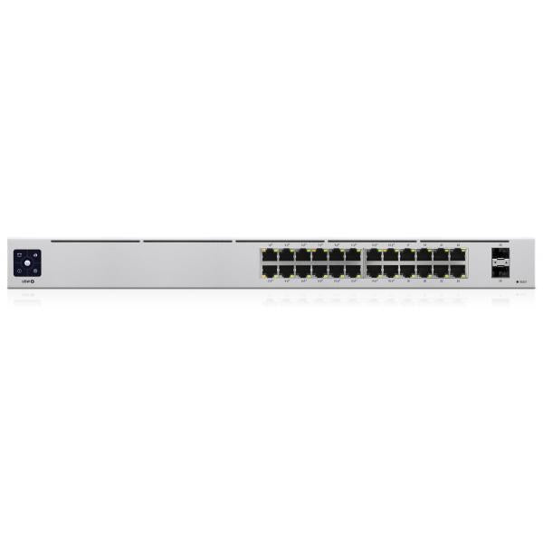 Ubiquiti - USW-24-POE-EU - UniFi 24 Port Layer 2 switch with 16x GbE PoE+, 8x GbE ports, 2x SFP ports, 95W total PoE availability [USW-24-POE-EU]