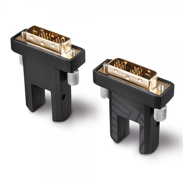 LINDY No. 38325 - Cavo Micro-HDMI 4K60 Ibrido in Fibra Ottica con connettori HDMI & DVI removibili, 70m [LIN-38325]