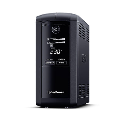 CYBER POWER UPS SIMULATED SINEWAVE VP1000ELCD LCD 850VA/425W AVR USB 3xSCH [VP1000ELCD]