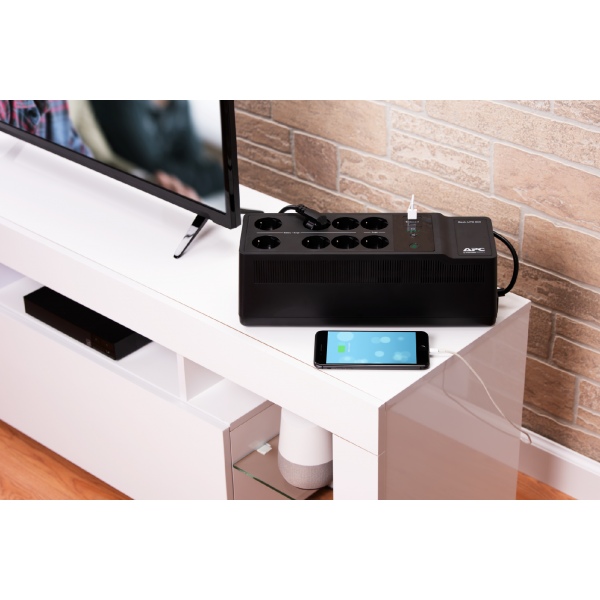 APC BACK-UPS 850VA 520W, USCITA 8xSCHUKO [BE850G2-GR]