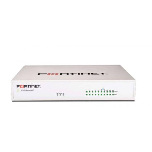 FORTIGATE-60F 10 PORTE GE RJ45 (INCLUSO 7 P. INTERNE, 2 P. WAN, 1 P. DMZ). [FG-60F]