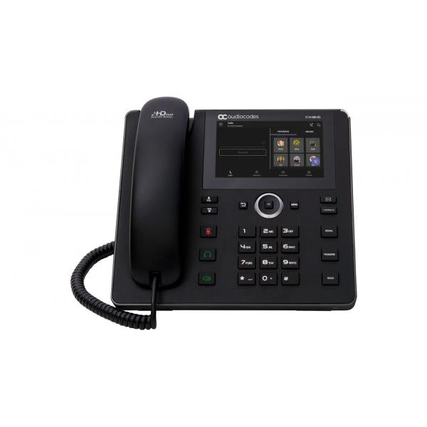 Audiocodes Teams C448HD IP-Phone PoE GbE black with an external power supply black PROMO FINO AD ESAURIMENTO SCORTE [TEAMS-C448HDPS]