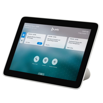 Poly VC TC8 touch control for use with Poly G7500, Studio X30 and Studio X50. Requires PoE network connection or optional external power injector (2200-66740-XXX). [2200-30760-001]