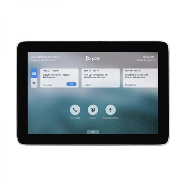 Poly VC TC8 touch control for use with Poly G7500, Studio X30 and Studio X50. Requires PoE network connection or optional external power injector (2200-66740-XXX). [2200-30760-001]